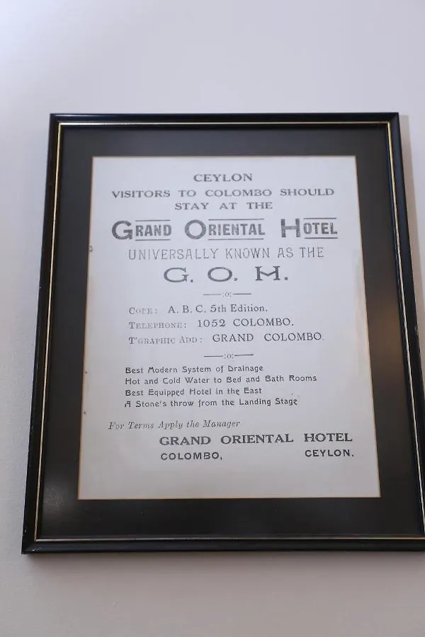 Grand Oriental Hotel Colombo